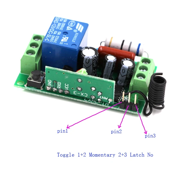 110V 220V 1CH Wireless Remote Control Switch 4pcs Transmitter with 3-Button 3pcs Receiver for Appliances Gate Garage Door
110V 220V 1CH Wireless Remote Control Switch 4pcs Transmitter with 3-Button 3pcs Receiver for Appliances Gate Garage Door
