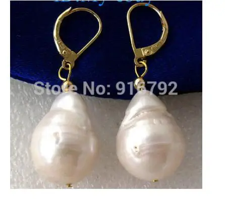 Free Shipping Wholesale 14x19mm White Keishi Keshi Drip Baroque Pearl Earrings FINE
Free Shipping Wholesale 14x19mm White Keishi Keshi Drip Baroque Pearl Earrings FINE