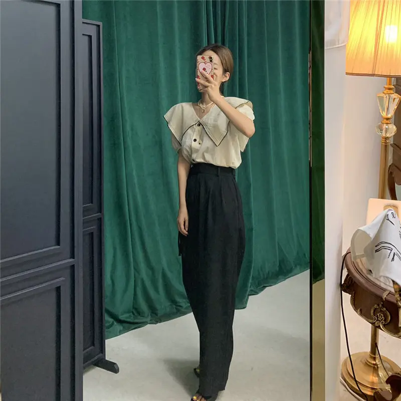 HziriP Korean Simple Wild Warm Wide Leg Pants 2019 New Stylish Loose Casual Women Sashes Female Solid Ladies Suit Pants 2 Colors
HziriP Korean Simple Wild Warm Wide Leg Pants 2019 New Stylish Loose Casual Women Sashes Female Solid Ladies Suit Pants 2 Colors