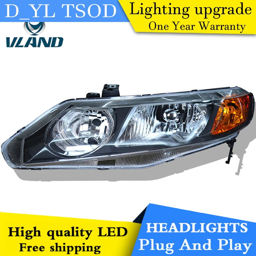 D-YL Car Styling for Honda Civic Headlights 2006-2011 Civic LED Headlight DRL Bi Xenon Lens High Low Beam Parking Fog Lamp
D-YL Car Styling for Honda Civic Headlights 2006-2011 Civic LED Headlight DRL Bi Xenon Lens High Low Beam Parking Fog Lamp