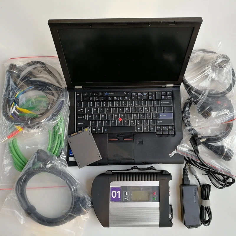 MB Star C4 SD Connect 4 for Auto Star Diagnose Tool + T410 I5 4G Laptop + 360GB SSD with V06.2021 Software X/Vediamo/HHT...
MB Star C4 SD Connect 4 for Auto Star Diagnose Tool + T410 I5 4G Laptop + 360GB SSD with V06.2021 Software X/Vediamo/HHT...