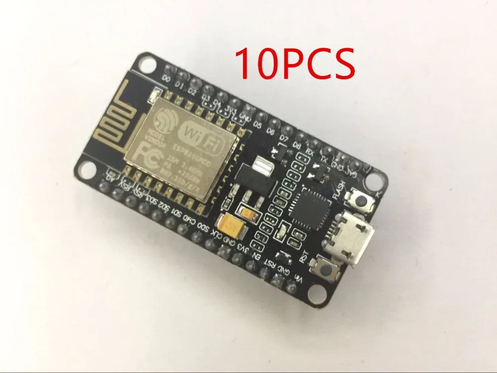 10 шт. беспроводной модуль CP2102 чип NodeMcu Lua WIFI Интернет вещей разработка плата ESP8266 ESP-12E для arduino совместимый
10 шт. беспроводной модуль CP2102 чип NodeMcu Lua WIFI Интернет вещей разработка плата ESP8266 ESP-12E для arduino совместимый