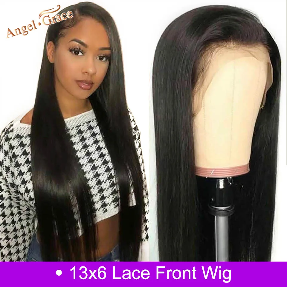 Angel Grace Hair Brazilian Straight Hair Lace Front Wig Pre Plucked With Baby Hair 13x6 Lace Front Remy Human Hair Wigs
Angel Grace Hair Brazilian Straight Hair Lace Front Wig Pre Plucked With Baby Hair 13x6 Lace Front Remy Human Hair Wigs