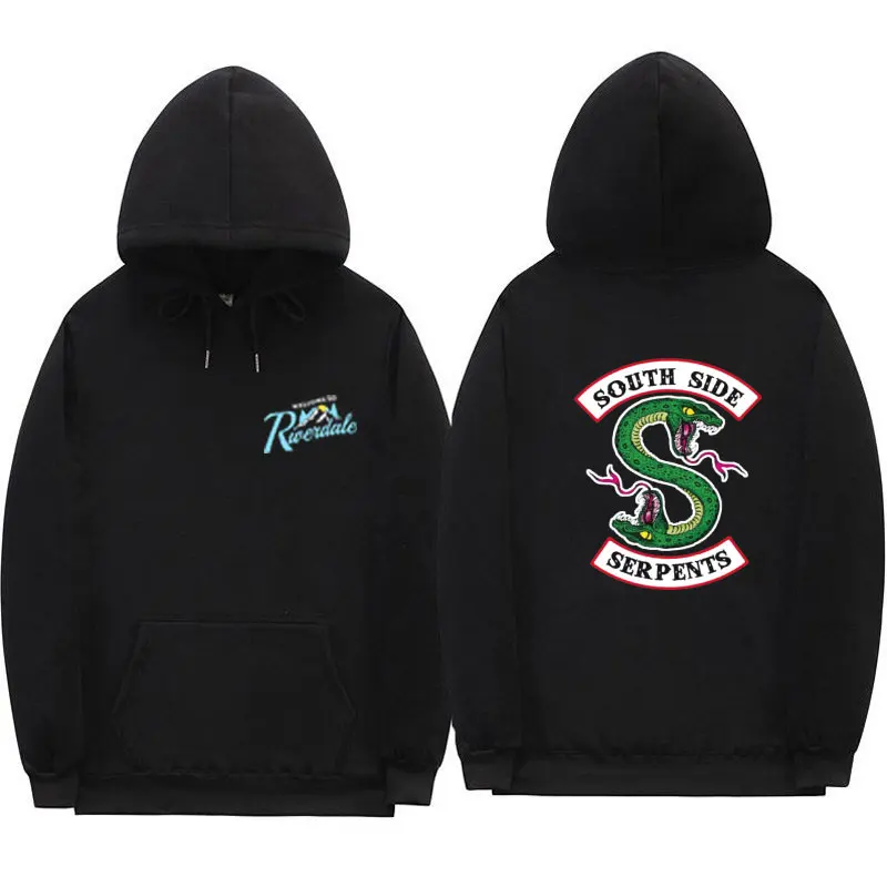 Riverdale Hoodie Sweatshirt Plus Size South Side Serpents Streetwear Tops Spring Hoodies Men Women Hooded Pullover Tracksuit
Riverdale Hoodie Sweatshirt Plus Size South Side Serpents Streetwear Tops Spring Hoodies Men Women Hooded Pullover Tracksuit