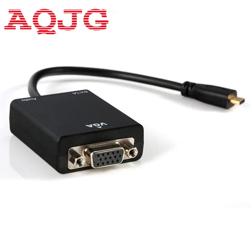 Mini HDMI to VGA Male to Female Video HDTV Converter Adapter with 3.5mm Audio output Cable 1080P AQJG
Mini HDMI to VGA Male to Female Video HDTV Converter Adapter with 3.5mm Audio output Cable 1080P AQJG