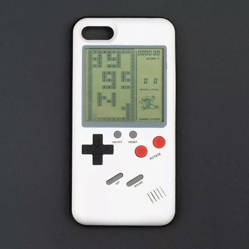 New Tetris game console classic retro personality For Iphone7 8plus 6s ABS classic game decompression cell phone case
New Tetris game console classic retro personality For Iphone7 8plus 6s ABS classic game decompression cell phone case