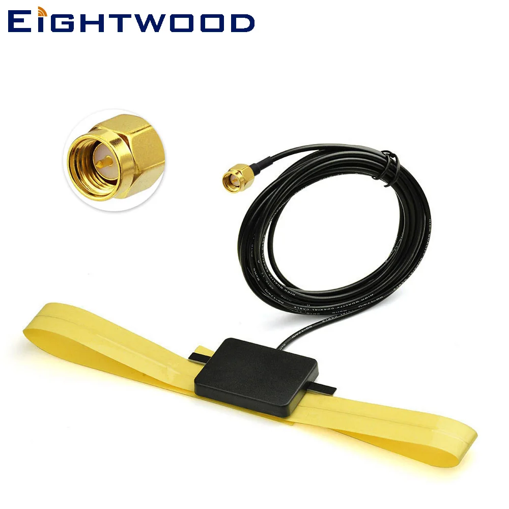 Eightwood DAB + Автомобильная радиоантенна с внутренним стеклянным креплением SMA Штекерный разъем для Auto DAB Beat 400 Clarion DAB 302E Connect 2
Eightwood DAB + Автомобильная радиоантенна с внутренним стеклянным креплением SMA Штекерный разъем для Auto DAB Beat 400 Clarion DAB 302E Connect 2