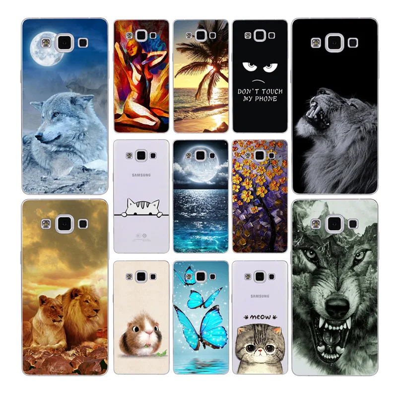 Fundas для samsung Galaxy E5 чехол e5 силиконовый мягкий симпатичный из ТПУ с принтом