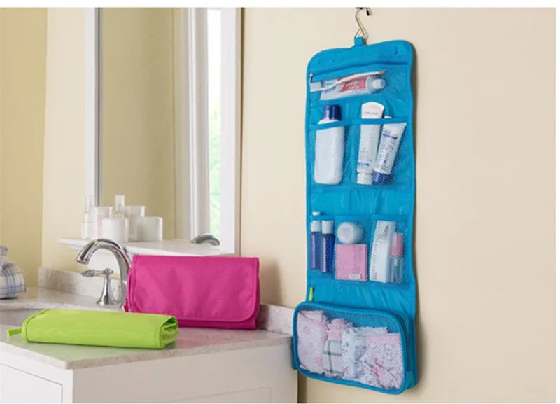 Makeup Hanging Storage Bag Portable Travel Hanging Organizer Bathroom Space Saver Canvas Bags For Cosmetic Towel Sundries
Makeup Hanging Storage Bag Portable Travel Hanging Organizer Bathroom Space Saver Canvas Bags For Cosmetic Towel Sundries