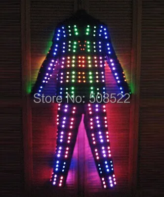 The new LED stage clothing evening special dance costume luminous suits Size customized
The new LED stage clothing evening special dance costume luminous suits Size customized