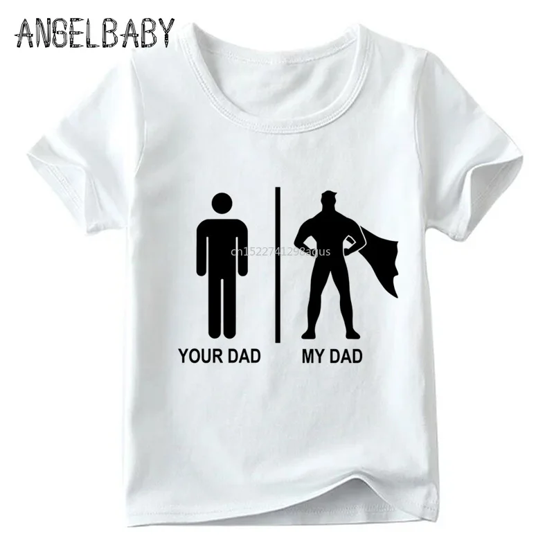 Boys and Girls I Have a Super Dad Print Funny T shirt Kids Summer White Tops Children Casual T-shirt,HKP741
Boys and Girls I Have a Super Dad Print Funny T shirt Kids Summer White Tops Children Casual T-shirt,HKP741