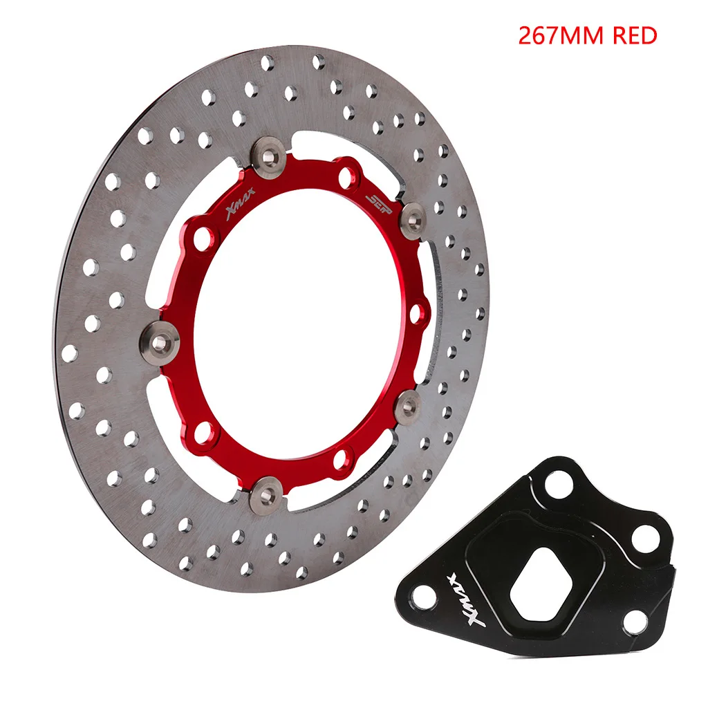 267/300mm Motorcycle Floating Front Brake Disc Rotor Caliper Adaptor Mounting Bracket For Yamaha Xmax X-MAX 300 2017 2018
267/300mm Motorcycle Floating Front Brake Disc Rotor Caliper Adaptor Mounting Bracket For Yamaha Xmax X-MAX 300 2017 2018