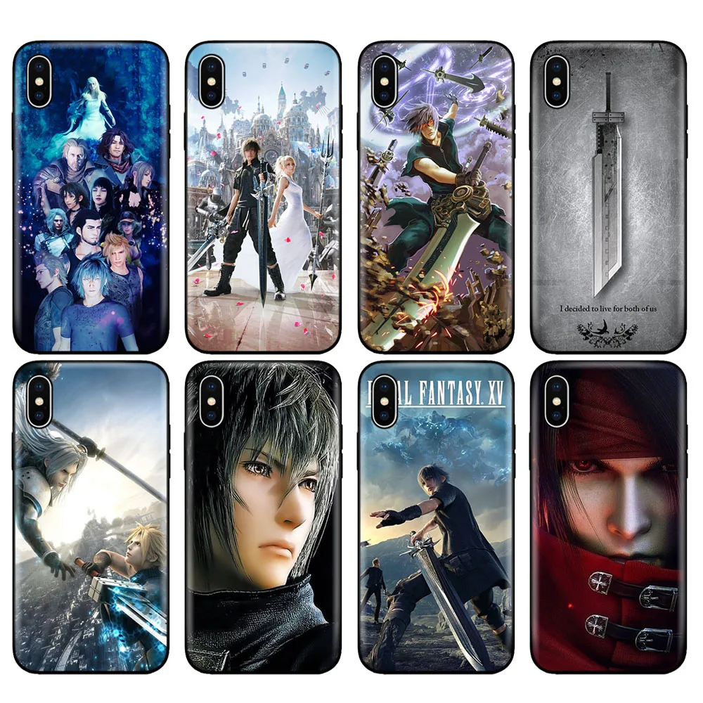 Black tpu case for iphone 5 5s SE 2020 6 6s 7 8 plus x 10 case silicone cover for iphone XR XS 11 pro Max Final fantasy xv ffxv
Black tpu case for iphone 5 5s SE 2020 6 6s 7 8 plus x 10 case silicone cover for iphone XR XS 11 pro Max Final fantasy xv ffxv