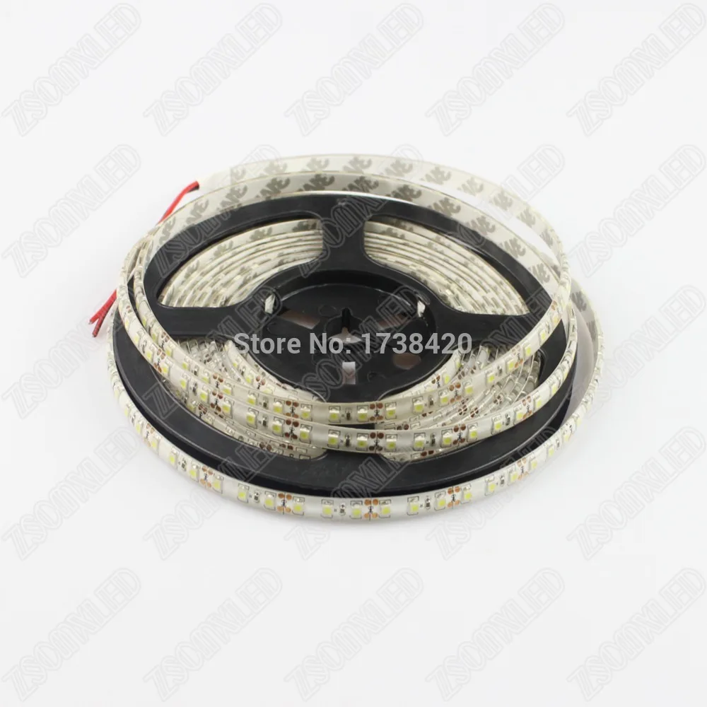 

Free Shipping LED Strip Light 5m waterproof IP65 3528 SMD 600LEDS 120led/M led strip DC12V WW/W/R/G/B/RGB good quality