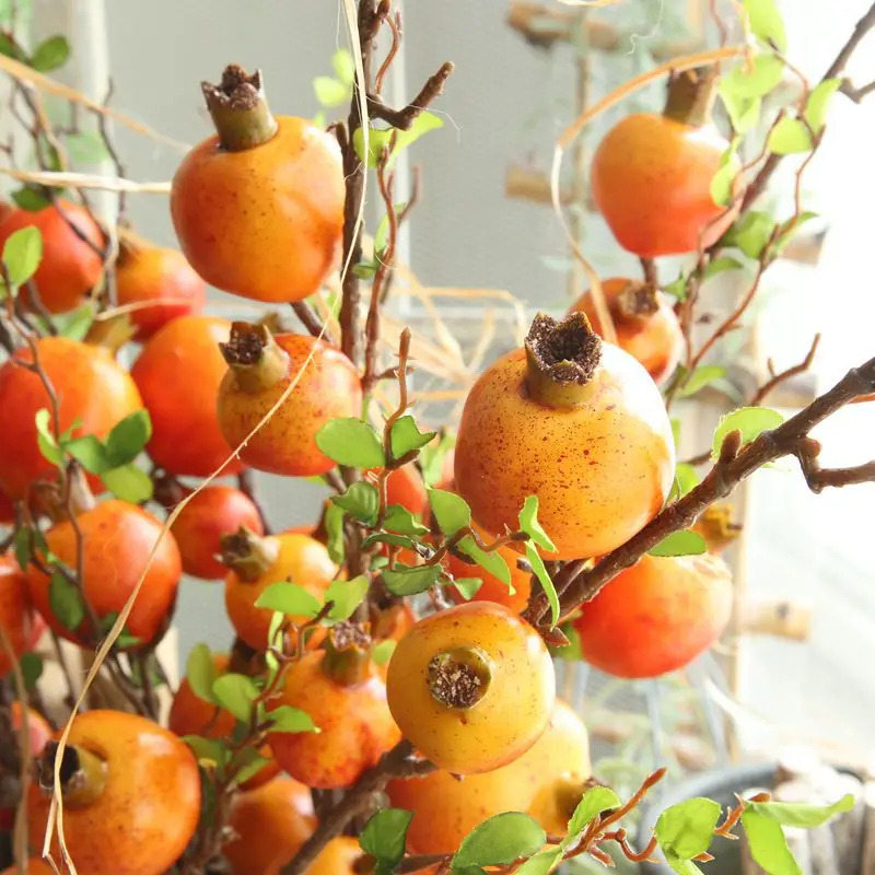 6 Heads Artificial Plant Pomegranate Fake Flower 96CM DIY Home Wedding Party Christmas Decoration Foam Berry Photography Props
6 Heads Artificial Plant Pomegranate Fake Flower 96CM DIY Home Wedding Party Christmas Decoration Foam Berry Photography Props