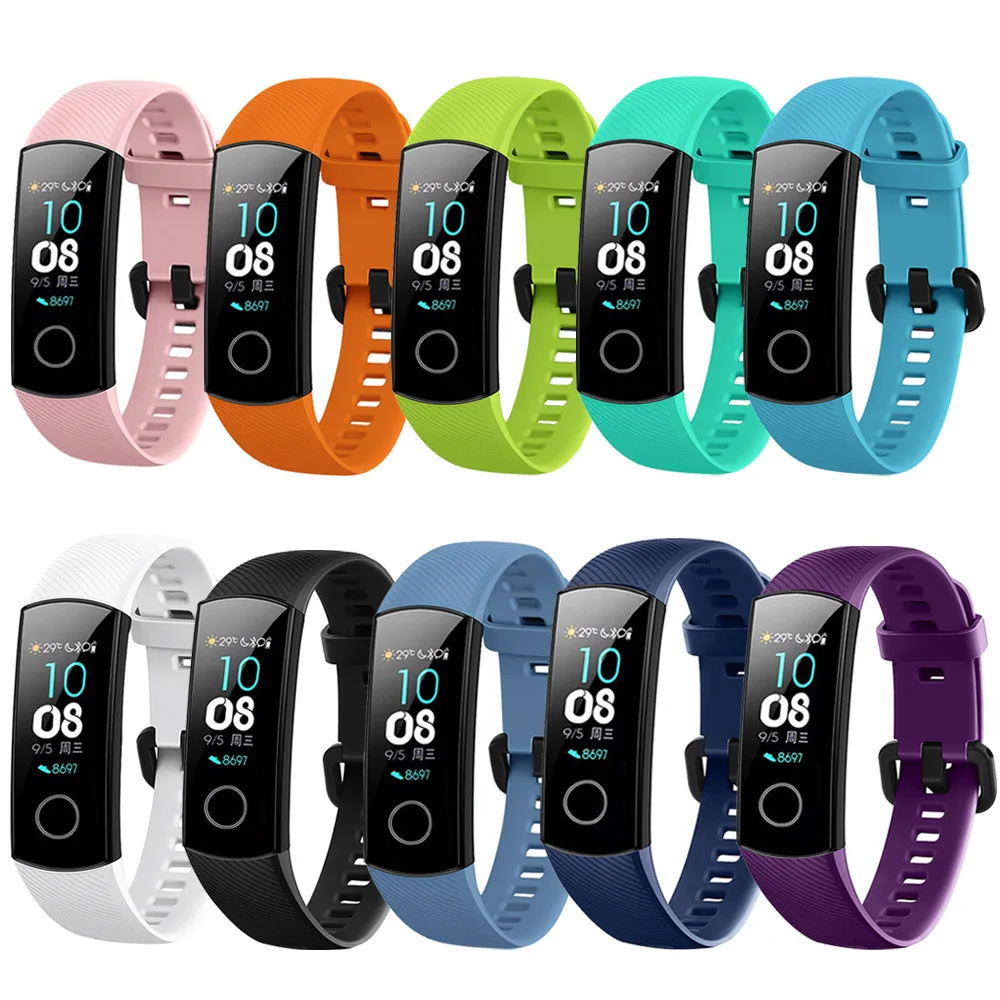 Силиконовый ремешок для часов Huawei Honor Band 4 сменный фитнес трекера набор