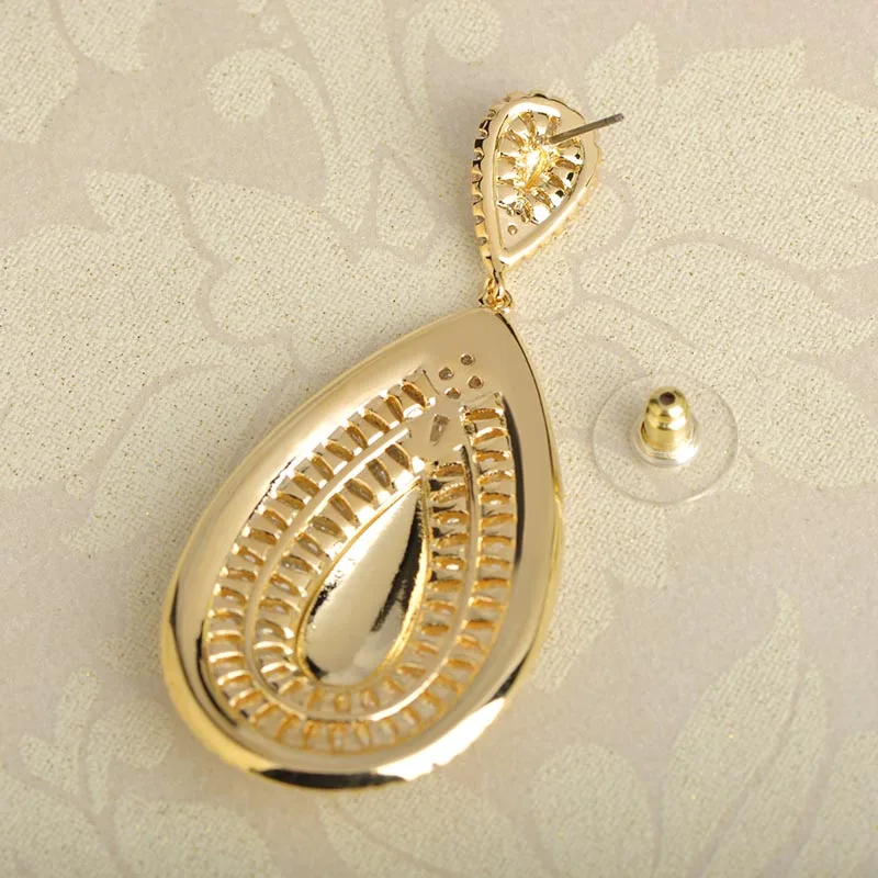 Blucome Luxury Water Drop Shape Long Drop Earrings Full Rhinestones Three Tones Colors Copper Jewelry For Lady Women Party Gifts
Blucome Luxury Water Drop Shape Long Drop Earrings Full Rhinestones Three Tones Colors Copper Jewelry For Lady Women Party Gifts