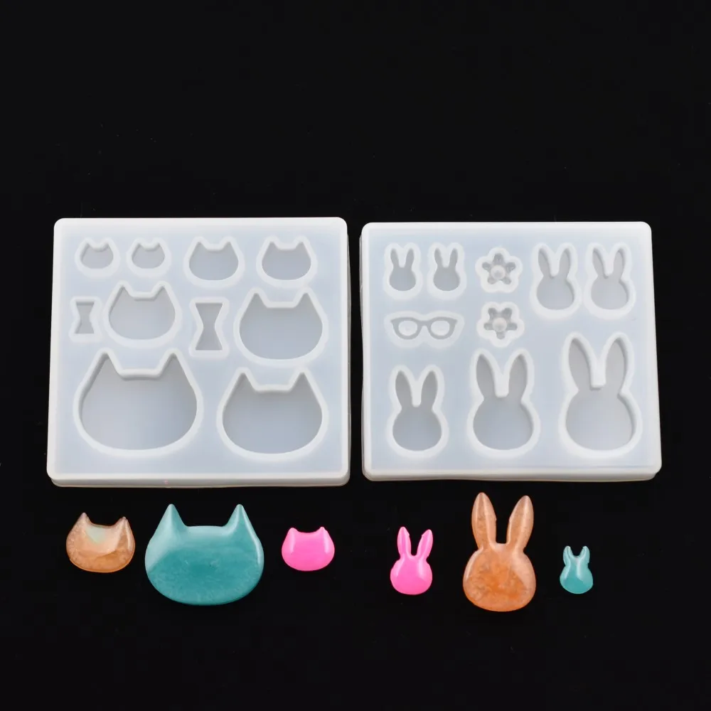 SNASAN Resin Silicone Mold pendant epoxy Silicone Mould handmade DIY Jewelry Making cat ear rabbit ear pendant charms
SNASAN Resin Silicone Mold pendant epoxy Silicone Mould handmade DIY Jewelry Making cat ear rabbit ear pendant charms