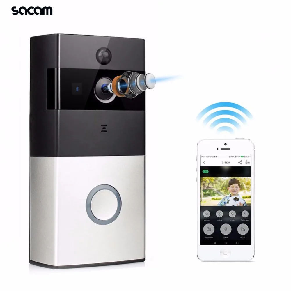 Wireless WiFi Video Doorbell Camera Outdoor Battery Camera PIR Night Vision Smart Wi-Fi Door Phone Intercom System Weatherproof
Wireless WiFi Video Doorbell Camera Outdoor Battery Camera PIR Night Vision Smart Wi-Fi Door Phone Intercom System Weatherproof