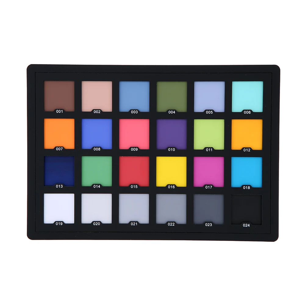 Professional Photography 24 Color Palette Card Test Photo Studio Accessories for Superior Digital Color Correction
Professional Photography 24 Color Palette Card Test Photo Studio Accessories for Superior Digital Color Correction