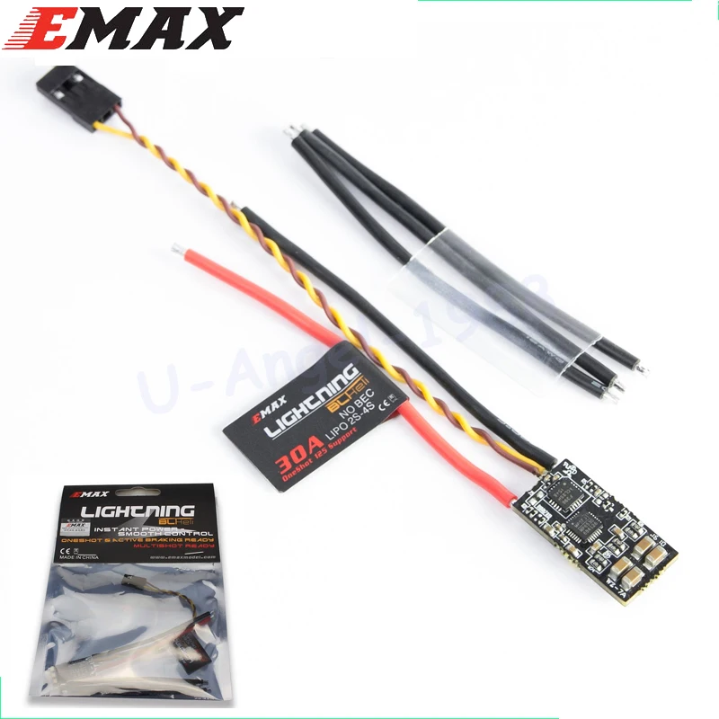 EMAX BLHeli lightning 20A 30A RC ESC Micro Mini Electronic Speed Controller for Racing Drone RC Multicopter
EMAX BLHeli lightning 20A 30A RC ESC Micro Mini Electronic Speed Controller for Racing Drone RC Multicopter