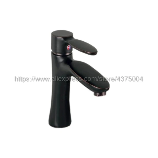 Bathroom Black Oil Rubbed Brass Basin Faucet Deck Mounted Single Handle Single Hole Hot And Cold Water Tap Nhg021
Bathroom Black Oil Rubbed Brass Basin Faucet Deck Mounted Single Handle Single Hole Hot And Cold Water Tap Nhg021