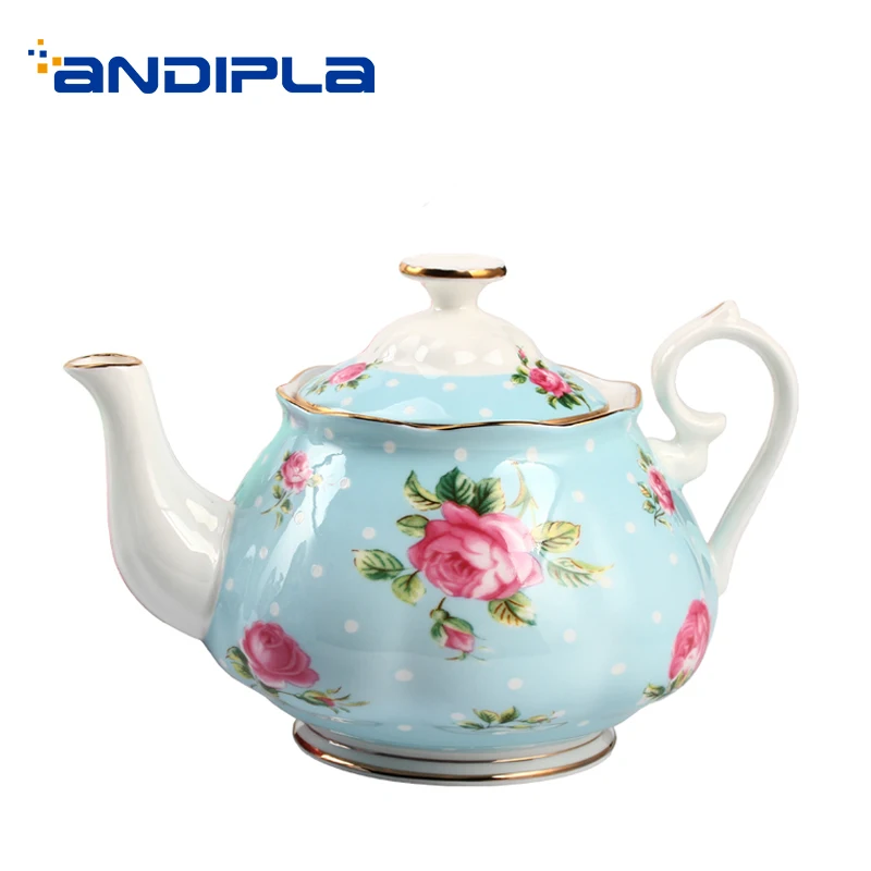 570ml Pastoral Style Coffee Pot Ceramic Bone china Outline In Gold Flower Pattern Drinkware Afternoon Tea Pots Milk Juice Kettle
570ml Pastoral Style Coffee Pot Ceramic Bone china Outline In Gold Flower Pattern Drinkware Afternoon Tea Pots Milk Juice Kettle