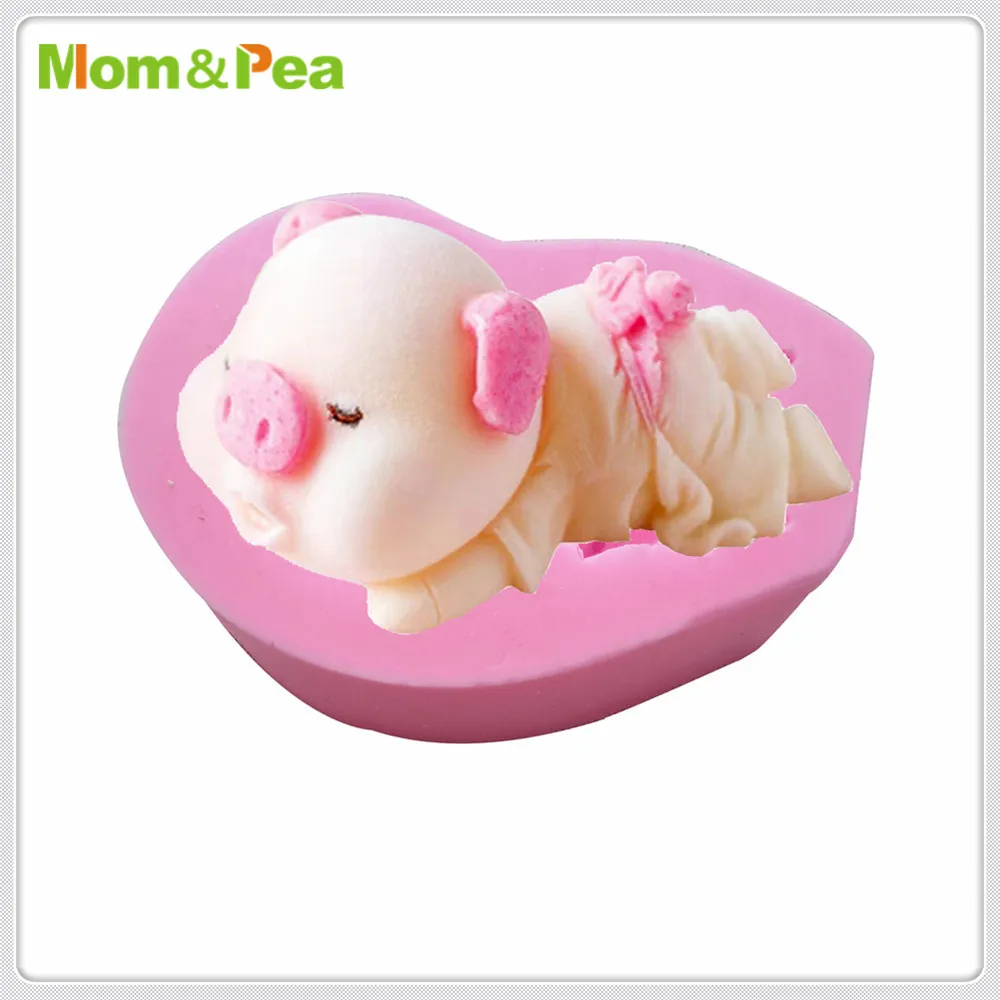 Mom&Pea MPA0698 Pig Shaped Silicone Mold Cake Decoration Fondant Cake 3D Mold Food Grade
Mom&Pea MPA0698 Pig Shaped Silicone Mold Cake Decoration Fondant Cake 3D Mold Food Grade