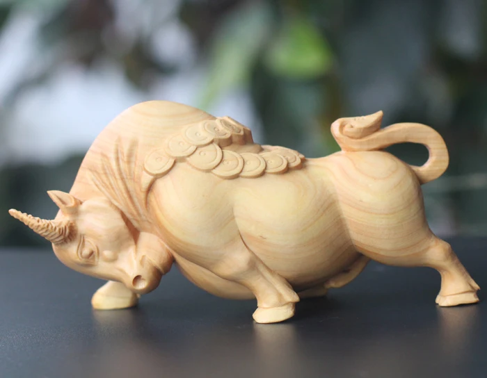 Pure boxwood, solid wood carving, money Ruyi cattle accessories, handicrafts decoration
Pure boxwood, solid wood carving, money Ruyi cattle accessories, handicrafts decoration