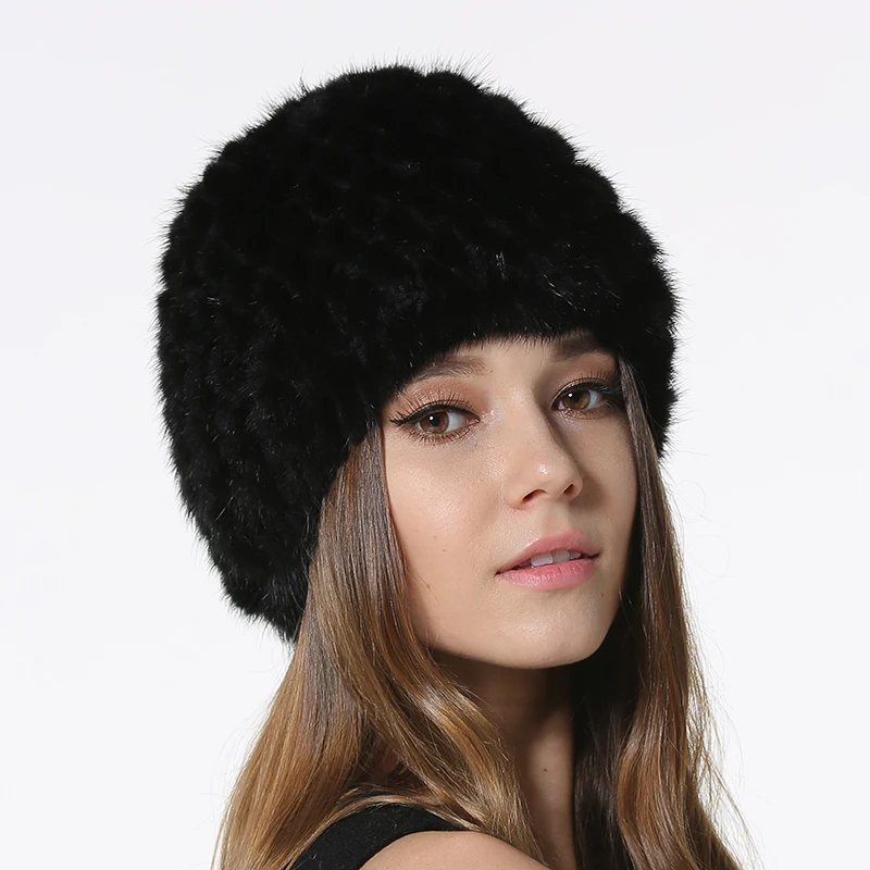 IANLAN Winter Mink Fur Hats for Women Real Knitted Fur Skullies Beanies Ladies Striped Fur Caps with Knitting Lining IL00032
IANLAN Winter Mink Fur Hats for Women Real Knitted Fur Skullies Beanies Ladies Striped Fur Caps with Knitting Lining IL00032