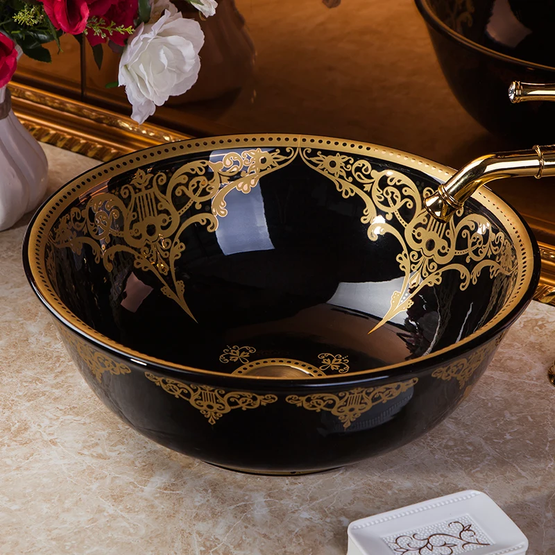 Jingdezhen China Artistic Porcelain Handmade black Ceramic wash basin Lavabo Bathroom Vessel Sinks
Jingdezhen China Artistic Porcelain Handmade black Ceramic wash basin Lavabo Bathroom Vessel Sinks