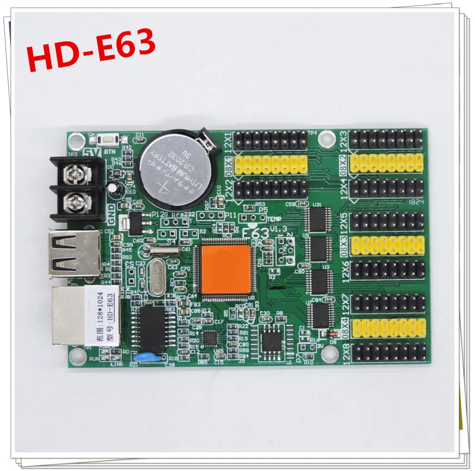 E63 HD-E63(replace old version E41 HD-E41) single and dual color tri-color led sign card huidu led sign controller
E63 HD-E63(replace old version E41 HD-E41) single and dual color tri-color led sign card huidu led sign controller