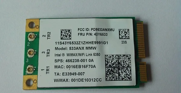 Беспроводная карта SSEA для Intel WiMAX Wi-Fi Link 5350 300 Мбит/с 802.11a/b/g/n Mini PCI-E для IBM w500 X200 T400 T500 FRU:43Y6533
Беспроводная карта SSEA для Intel WiMAX Wi-Fi Link 5350 300 Мбит/с 802.11a/b/g/n Mini PCI-E для IBM w500 X200 T400 T500 FRU:43Y6533