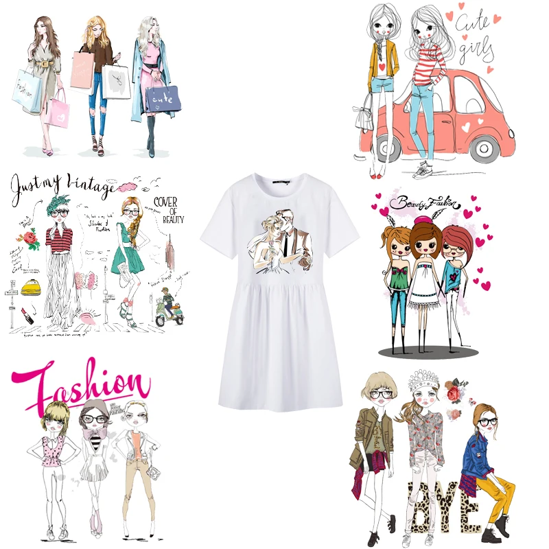 Fashion Girl Unicorn Iron on Patches Appliques Letter Heat Transfer Stickers Clothes Decor DIY Dress T-shirt Women's Clothing E
Fashion Girl Unicorn Iron on Patches Appliques Letter Heat Transfer Stickers Clothes Decor DIY Dress T-shirt Women's Clothing E