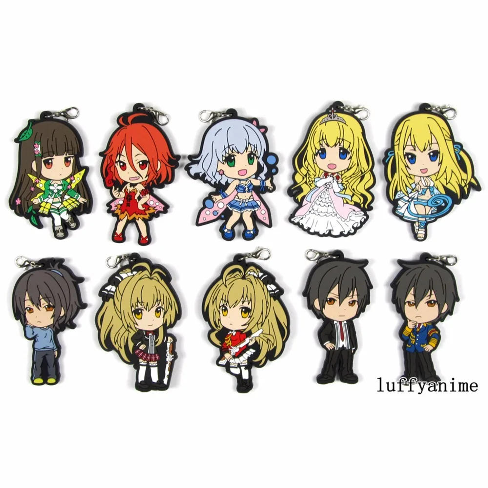 Amagi brillia Rubber Mascot Pendant Seiya Kanie Sylphy Muse Latifah Fleuranza Anime accessories Phone strap Charm Keychain
Amagi brillia Rubber Mascot Pendant Seiya Kanie Sylphy Muse Latifah Fleuranza Anime accessories Phone strap Charm Keychain
