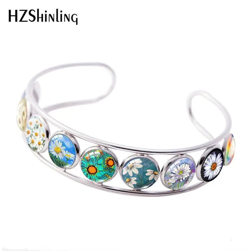 2019 New Beautiful Daisiy Cuff Bracelet Daisies Flowers Painting Bracelets Handmade Photo Glass Dome Jewelry
2019 New Beautiful Daisiy Cuff Bracelet Daisies Flowers Painting Bracelets Handmade Photo Glass Dome Jewelry