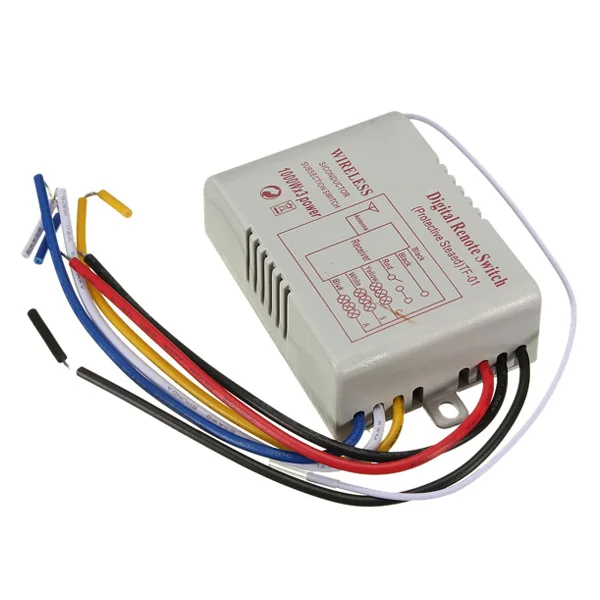 HFES TUOXIN Wireless 3 Channel ON / OFF 220V lamp switch remote control wireless transceiver White
HFES TUOXIN Wireless 3 Channel ON / OFF 220V lamp switch remote control wireless transceiver White