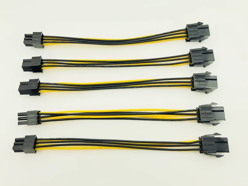 5PCS 20CM 6Pin to 6 Pin PCI Express PCIe Power Extension Cable 6Pin Connector Male to Female Graphics Card Power Extension Cable
5PCS 20CM 6Pin to 6 Pin PCI Express PCIe Power Extension Cable 6Pin Connector Male to Female Graphics Card Power Extension Cable