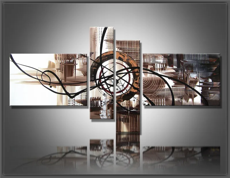 100%Hand-Painted Abstract Oil Painting On Canvas Unframed Wall Art Patterns 4pcs/set Modern Living Room Decoration No Frame
100%Hand-Painted Abstract Oil Painting On Canvas Unframed Wall Art Patterns 4pcs/set Modern Living Room Decoration No Frame