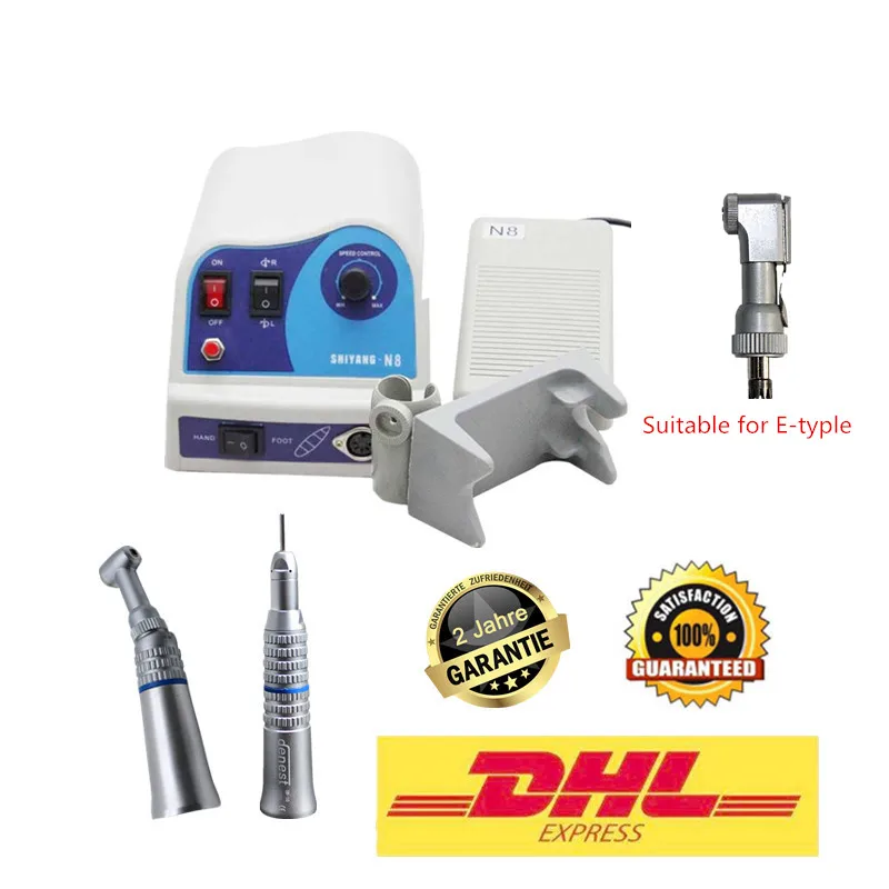Dental Marathon Micromotor N8 Polisher Unit for 50K RPM Handpiece/Contra Angle Push 2.35 E-type/motors/Straight Nose with pedal
Dental Marathon Micromotor N8 Polisher Unit for 50K RPM Handpiece/Contra Angle Push 2.35 E-type/motors/Straight Nose with pedal