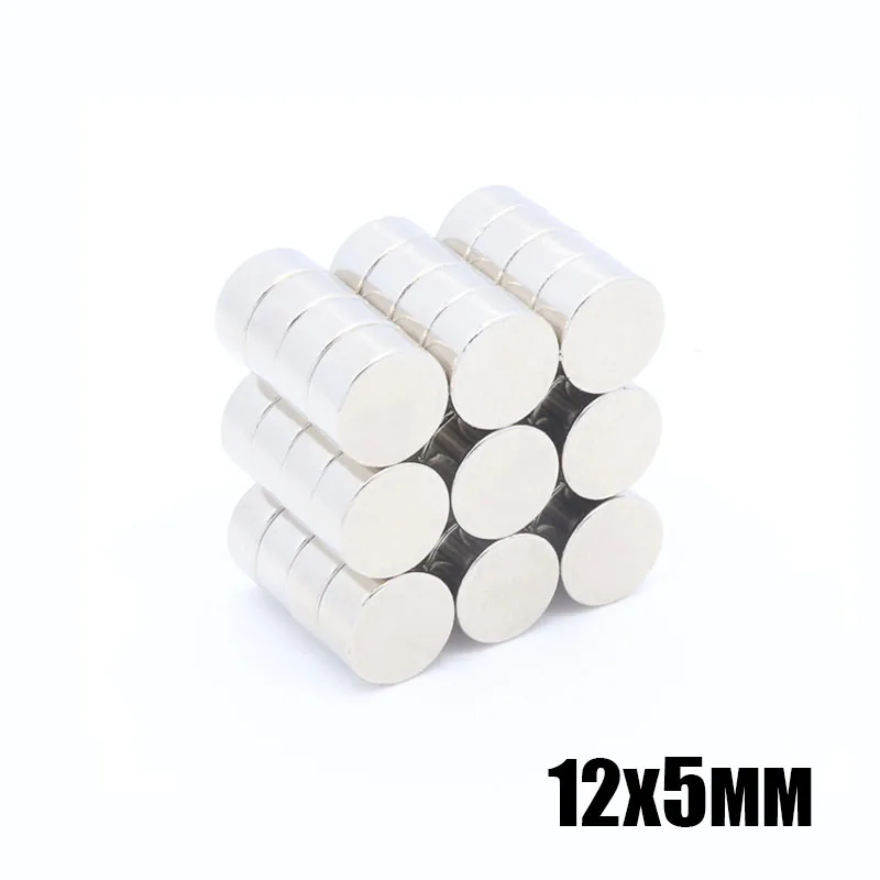 100pcs 12x5 mm Neodymium permanent Magnet Wholesale 12x5 mm Disc Round Strong Rare Earth Magnets 12*5 mm New Art Craft
100pcs 12x5 mm Neodymium permanent Magnet Wholesale 12x5 mm Disc Round Strong Rare Earth Magnets 12*5 mm New Art Craft