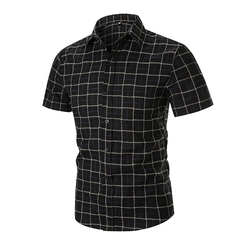 Shirt 2019 Brand Plus Size Plaid Shirts Splicing Lattice Gradient Short Sleeve Shirts Casual Holiday Vacation Clothing Camisas
Shirt 2019 Brand Plus Size Plaid Shirts Splicing Lattice Gradient Short Sleeve Shirts Casual Holiday Vacation Clothing Camisas