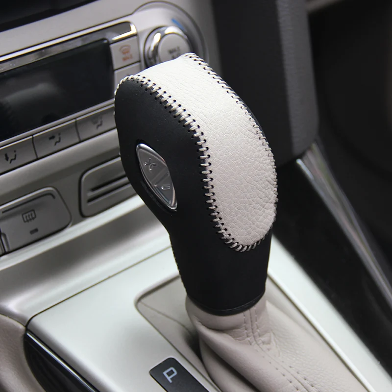 Case ppc Genuine Leather shift knob cover For Ford Focus KUGA 2012 year car cover on the gear shift knob gearbox knob cover
Case ppc Genuine Leather shift knob cover For Ford Focus KUGA 2012 year car cover on the gear shift knob gearbox knob cover