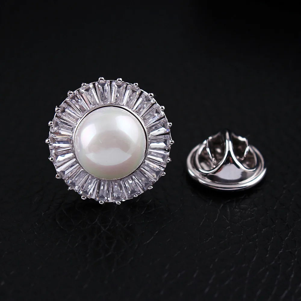 Fashion CZ stones pearl Sun Flower collar pin brooch shirt collar lapel pin brooches ornament jewelry
Fashion CZ stones pearl Sun Flower collar pin brooch shirt collar lapel pin brooches ornament jewelry