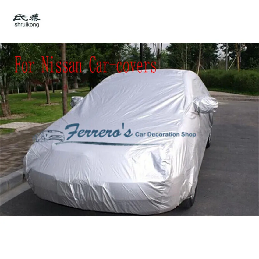 Car-covers Waterproof Sun UV Dust Rain Resistant Protection Gray For Nissan Qashqai SUNNY TIIDA Sylphy March LIVINA Teana XTrail
Car-covers Waterproof Sun UV Dust Rain Resistant Protection Gray For Nissan Qashqai SUNNY TIIDA Sylphy March LIVINA Teana XTrail