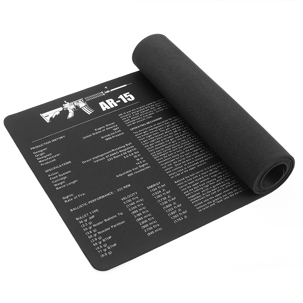 Magorui AR-15 AK47 Remington 870 Cleaning Rubber Mat 36"x12" Gunsmith Armorer with Parts Diagram and Instructions Mouse Pad Mat
Magorui AR-15 AK47 Remington 870 Cleaning Rubber Mat 36"x12" Gunsmith Armorer with Parts Diagram and Instructions Mouse Pad Mat