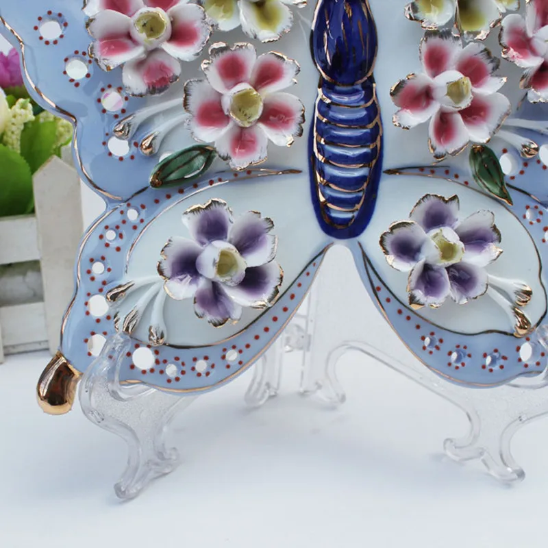 Modern Ceramic Butterfly Dish Crafts Home Decoration Plate Creative Living Room Wine Cabinet Decoration Wedding Gift M1936
Modern Ceramic Butterfly Dish Crafts Home Decoration Plate Creative Living Room Wine Cabinet Decoration Wedding Gift M1936