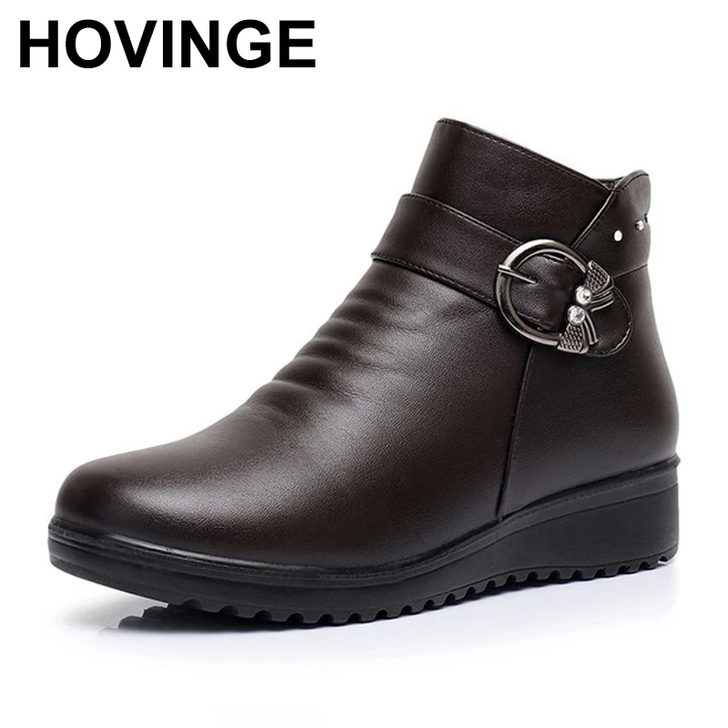 HOVINGE Winter Autumn Woman Fashions Snow Boots women's casual ankle boots mother flat warm non-slip cotton shoes Female Shoes
HOVINGE Winter Autumn Woman Fashions Snow Boots women's casual ankle boots mother flat warm non-slip cotton shoes Female Shoes