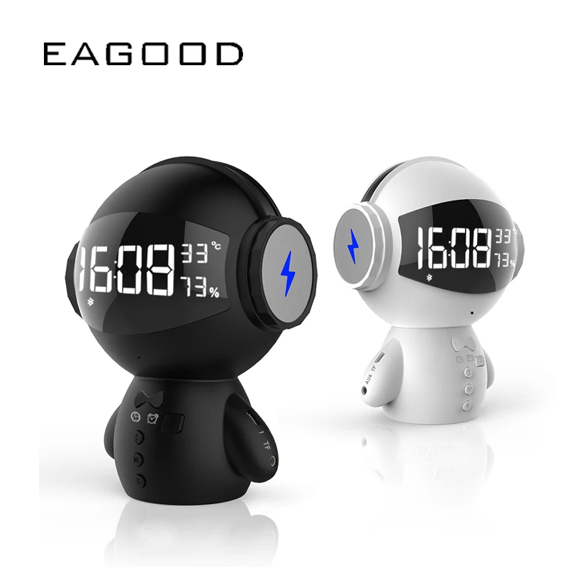 EAGOOD Интеллектуальный робот с bluetooth динамиками мобильного телефона Мощность мини