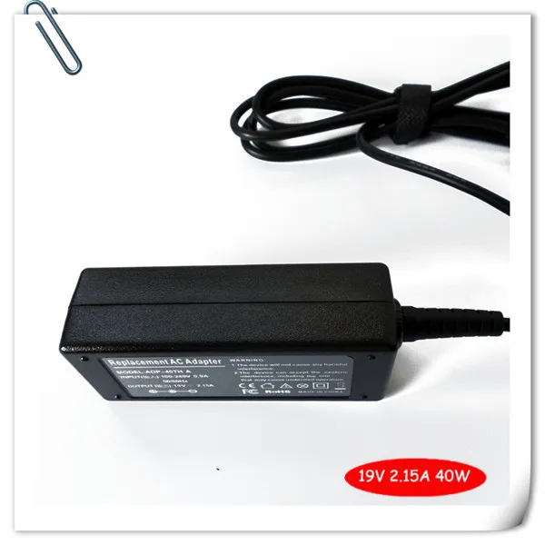 19V 2.15A 40W AC Adapter Charger Power Cord for Acer Aspire one Series Notebook laptop charger caderno carregador
19V 2.15A 40W AC Adapter Charger Power Cord for Acer Aspire one Series Notebook laptop charger caderno carregador